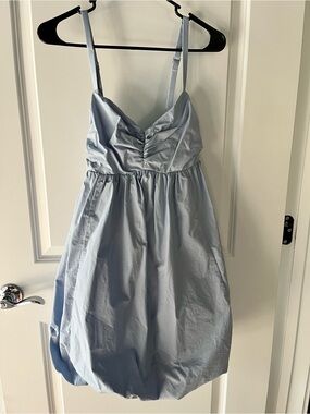 corinne denim mini dress Lachie Dark Wash - US 8 Blue B Women's Light blue and white gingham dress Damian Color:C4 Effortlessly cool